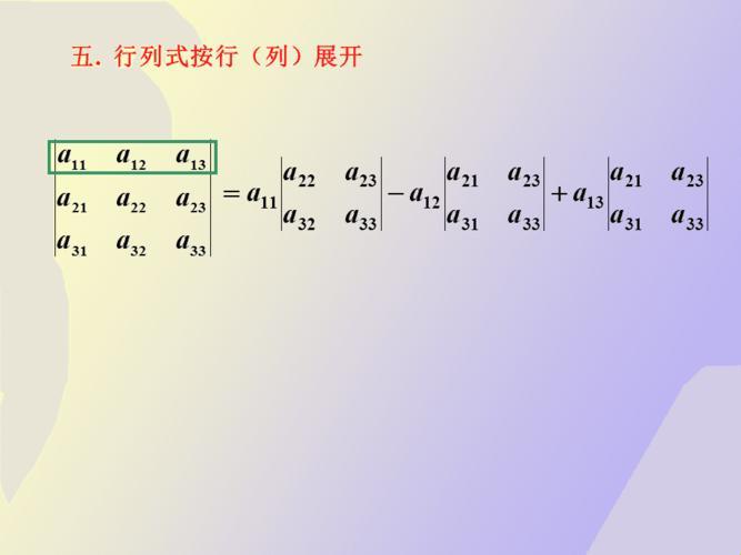 行列式跳跳舞，按行展开玩转定理