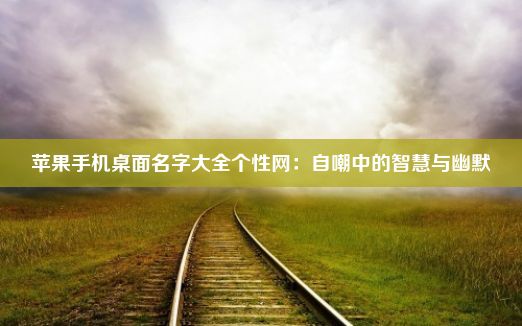 苹果手机桌面名字大全个性网：自嘲中的智慧与幽默