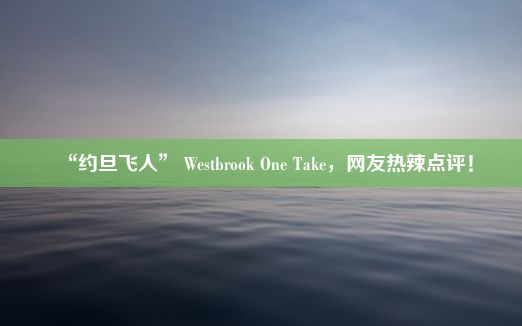 “约旦飞人” Westbrook One Take，网友热辣点评！