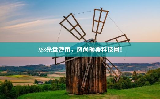 XSS光盘妙用，风尚颠覆科技圈！