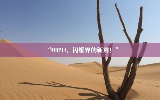 “MBP14，闪耀界的新秀！”