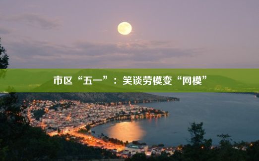 市区“五一”：笑谈劳模变“网模”