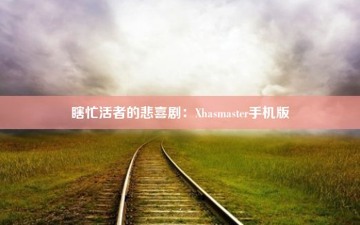 瞎忙活者的悲喜剧：Xhasmaster手机版