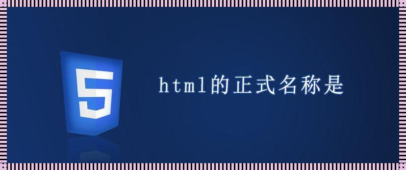 HTML标记，是个啥玩意儿？