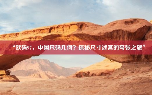 “欧码97，中国尺码几何？探秘尺寸迷宫的夸张之旅”