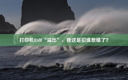 打印机RAM“溢出”，我这是招谁惹谁了？