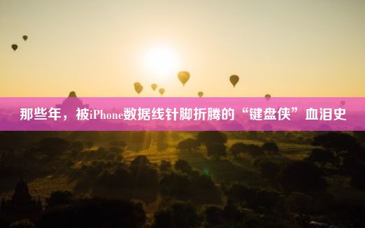 那些年，被iPhone数据线针脚折腾的“键盘侠”血泪史