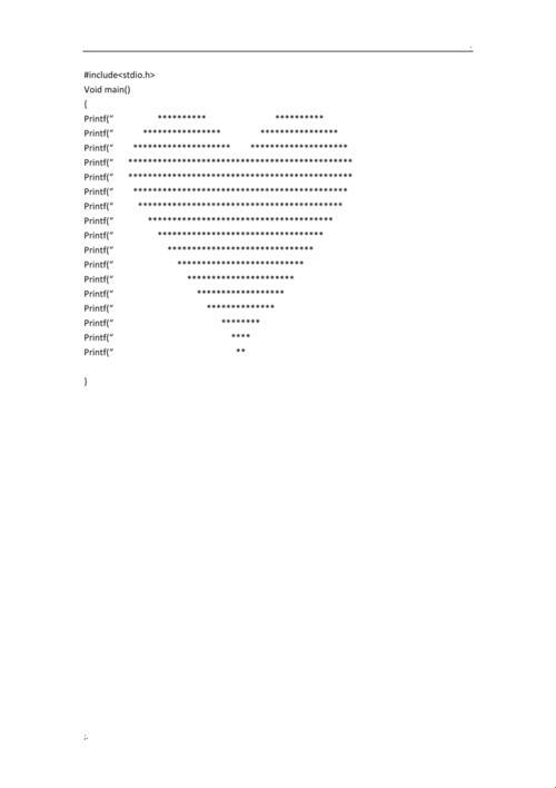 C++心形图案代码：爱情编程新花样