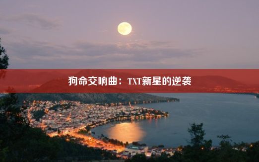 狗命交响曲：TXT新星的逆袭