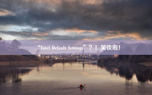 “Intel Default Settings”？！笑谈啦！