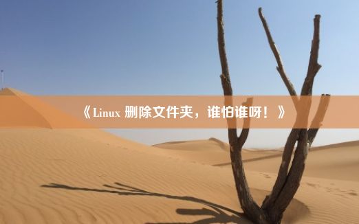 《Linux 删除文件夹，谁怕谁呀！》