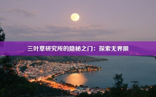 三叶草研究所的隐秘之门：探索无界限