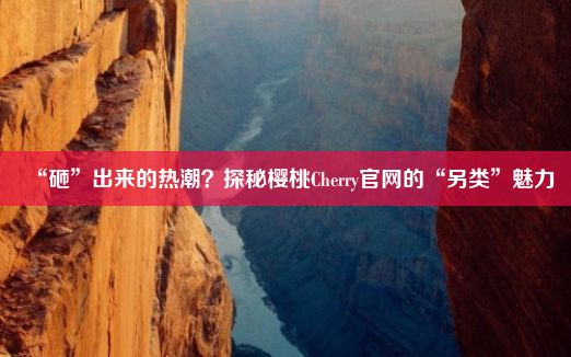 “砸”出来的热潮？探秘樱桃Cherry官网的“另类”魅力