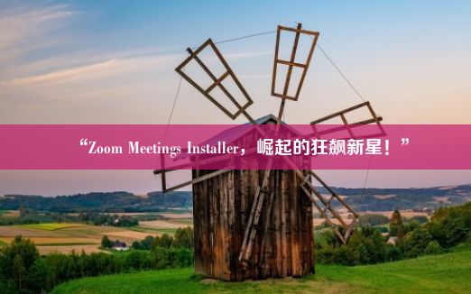 “Zoom Meetings Installer，崛起的狂飙新星！”