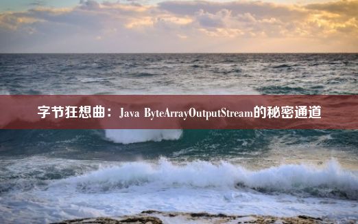 字节狂想曲：Java ByteArrayOutputStream的秘密通道