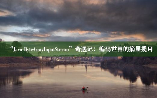 “Java ByteArrayInputStream”奇遇记：编码世界的摘星揽月