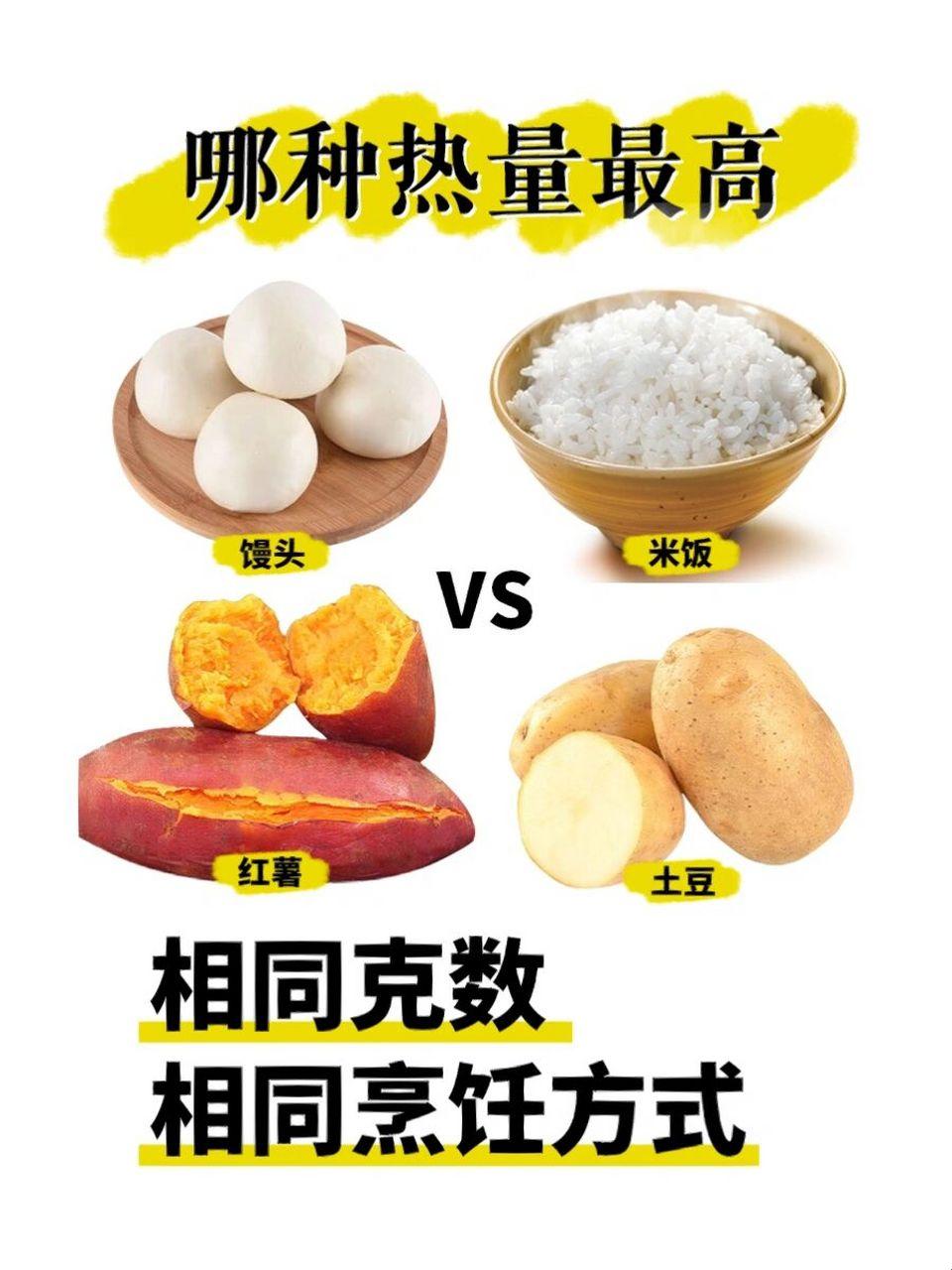 土豆VS馒头：热量大对决，笑看江湖风波