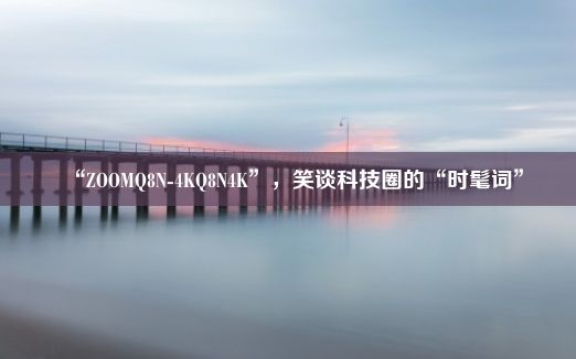 “ZOOMQ8N-4KQ8N4K”，笑谈科技圈的“时髦词”