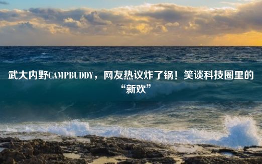 武大内野CAMPBUDDY，网友热议炸了锅！笑谈科技圈里的“新欢”