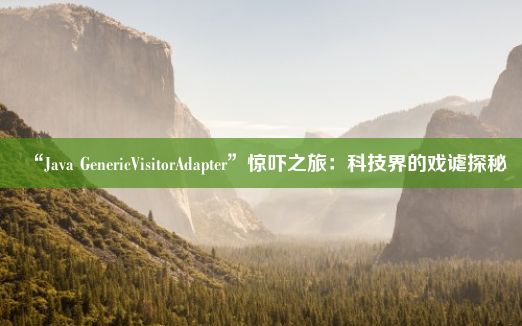 “Java GenericVisitorAdapter”惊吓之旅：科技界的戏谑探秘