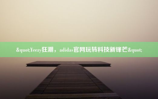 "Yeezy狂潮，adidas官网玩转科技新锋芒"